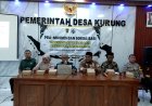 Babinsa Desa Kurung Hadiri Pra Musyawarah Desa Verifikasi Dan Validasi Data Penerima PKH, BPNT Dan PBI-JK